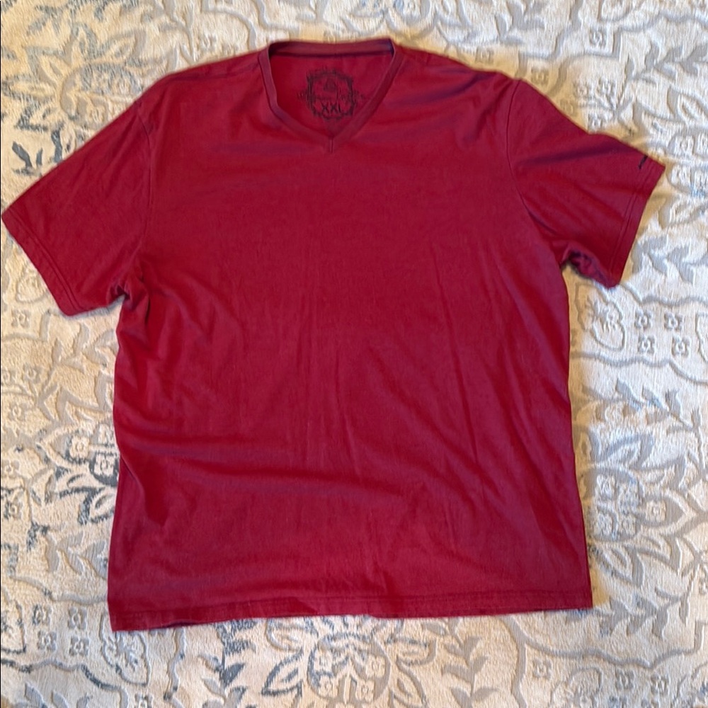 American Rag Men's Red V-Neck T-Shirt